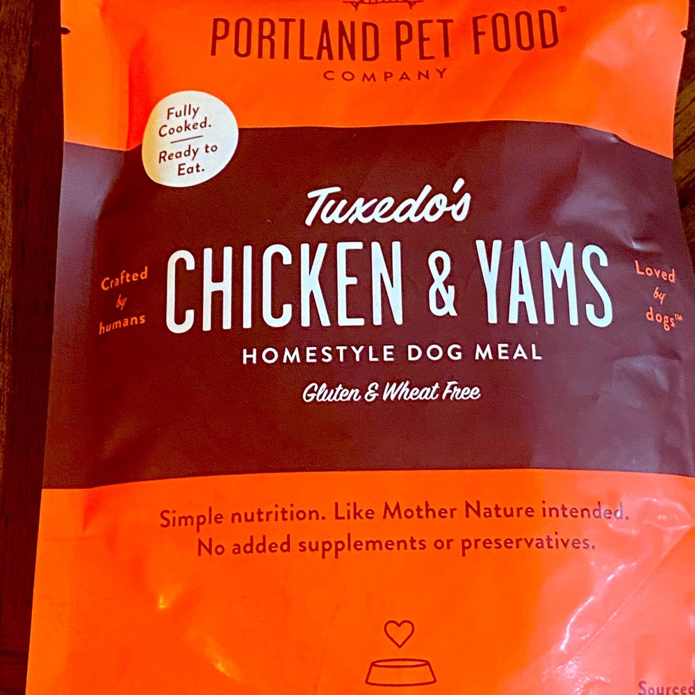 Portland Pet Food Company Tuxedo's Chicken Chicken & Yams Homestyle
